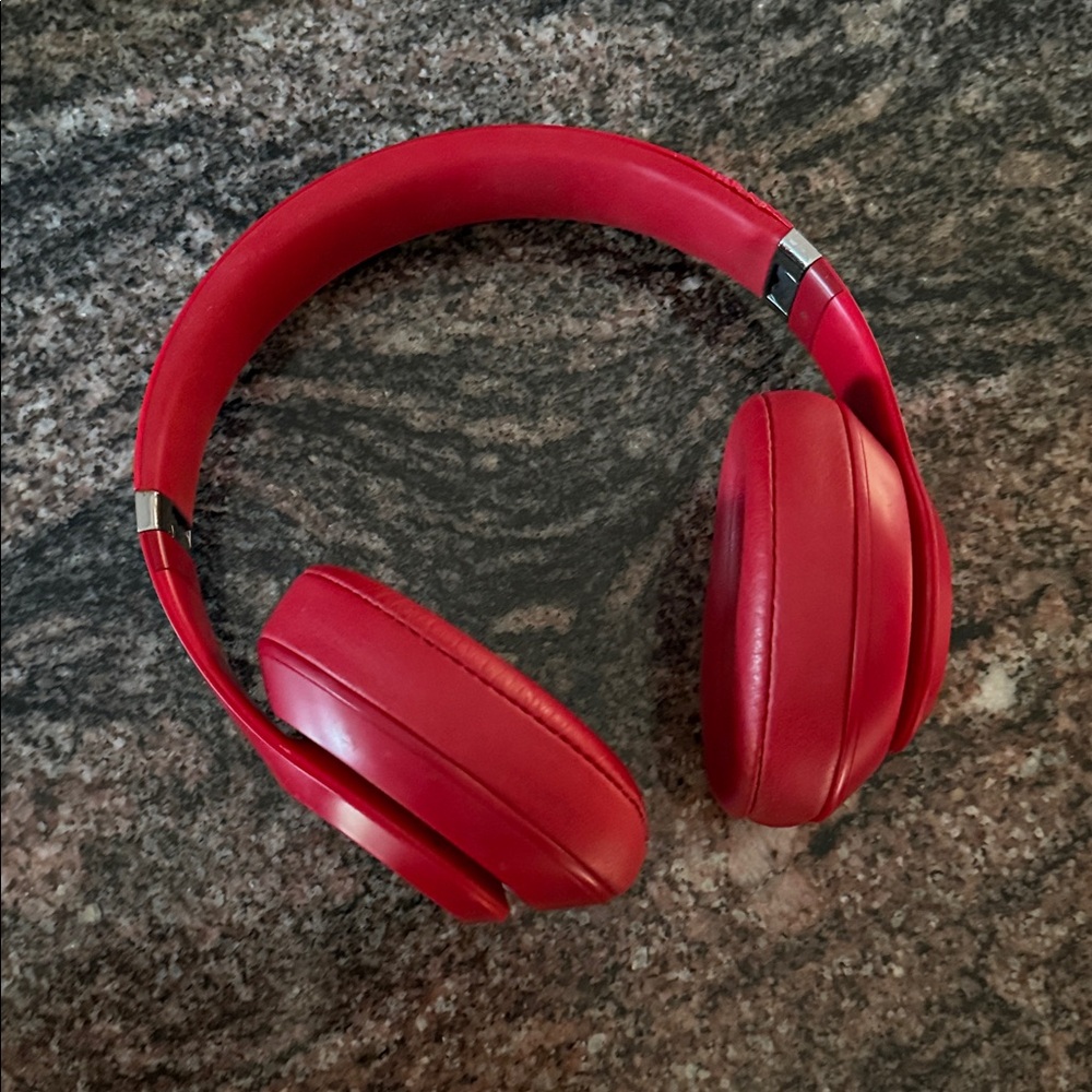 Beats by Dre Red Over-Ear Headphones